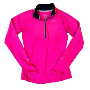 Nike Hot Pink Long Sleeve Dri-FIT Top XS 💞